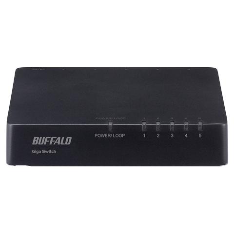 BUFFALO  Giga対応スイッチングハブ　1GB:5ポート