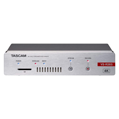 TASCAM VS-R265 4Kライブストリーミング用エンコーダー/デコーダー