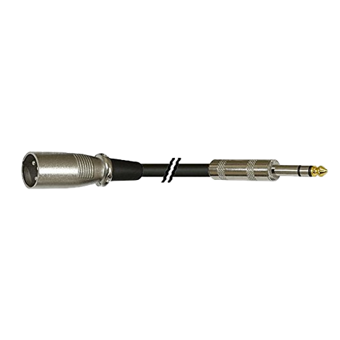 XLR(オス)→TRSフォン(オス)　0.3m