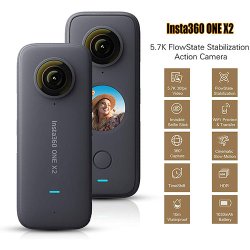 Insta360 ONE X2 防水アクションカメラ おまけ6千円相当