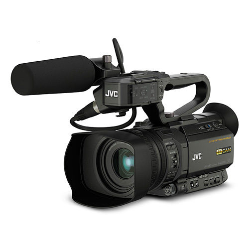 4Kメモリーカードカメラレコーダー GY-HM280BB  スコアボード機能搭載カメラ