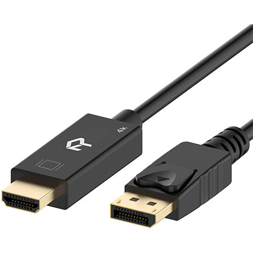 Rankie DisplayPort – HDMI 変換ケーブル 4K対応 オス・オス