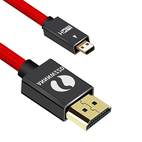 MicroHDMI（Dタイプ）→HDMI（Aタイプ） 3m 4K対応