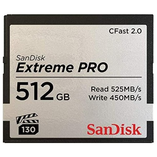 SanDisk CFast2.0カード512GB