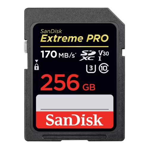 SanDisk Extreme Pro SDXC 256GB V30カード Class10　SDSDXXY-256G-JNJIP