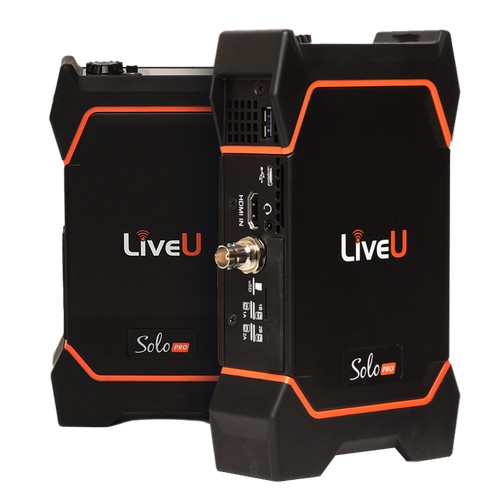 LiveU Solo Pro 5G対応（4回線付：4G回線x２＆5G回線x２）