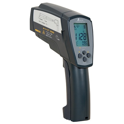 シンワ測定　放射温度計 H 高温測定用デュアルレーザーポイント機能付　73100
