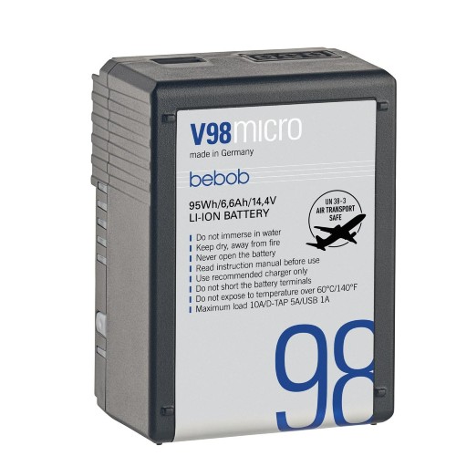 Bebob V98micro　ミニVマウントバッテリー 14.4V/98Wh