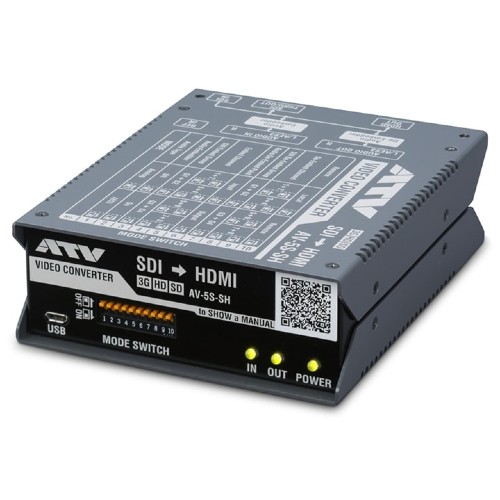 ATV AV-5S-SH　2Kビデオコンバーター SDI→HDMI (音声エンベデッド&外部同期対応)