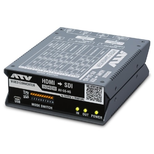 ATV AV-5S-HS　2Kビデオコンバーター HDMI→SDI (音声エンベデッド&外部同期対応)