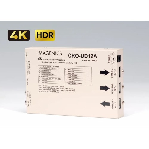 IMAGENICS CRO-UD12A　4K HDMI分配器 1入力2出力