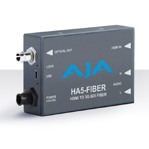 AJA HA5-Fiber　ビデオ/オーディオコンバーター　HDMI → 3G-SDI(光ファイバー)