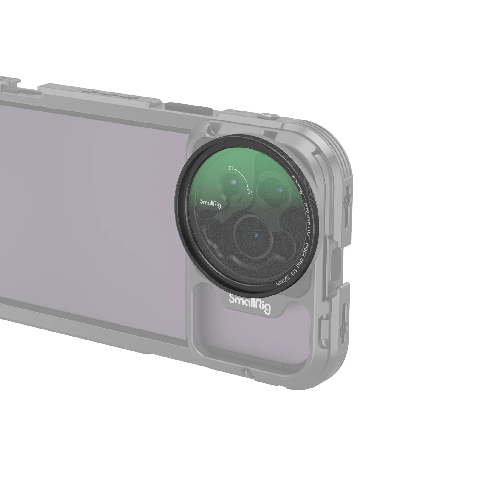 iPhoneマグネット1/4 ブラックミストフィルター52mm SR4217