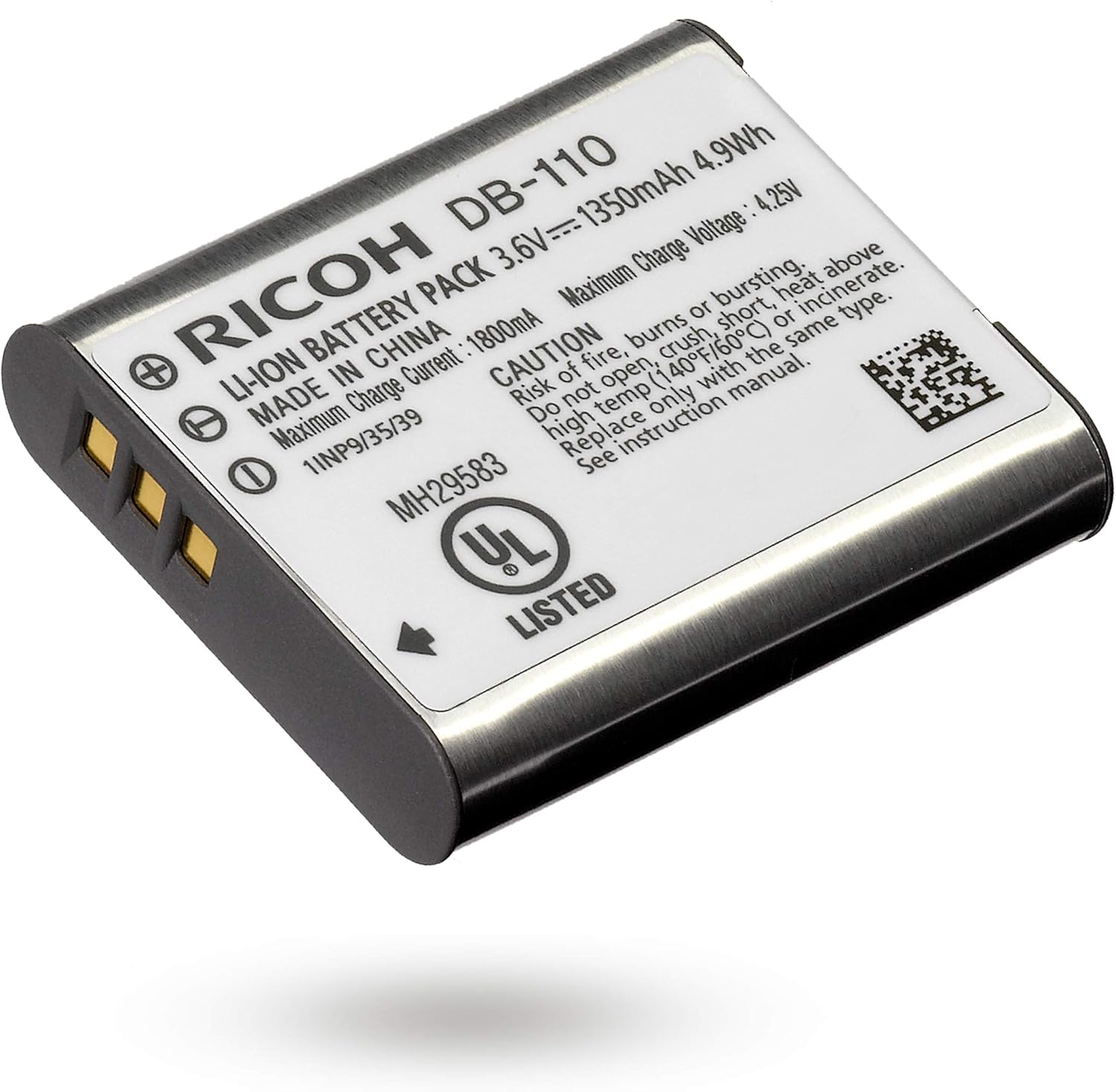 RICOHリチャージャブルバッテリー DB-110 （THETA X用充電式  バッテリー）